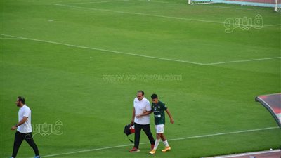 إصابة هشام بلحة لاعب غزل المحلة بتمزق في غضروف الركبة | صور 