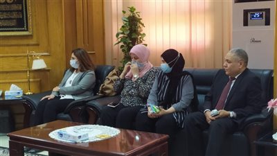 رئيس جامعة المنيا يستقبل وفد المجلس القومي للمرأة وصندوق الأمم المتحدة