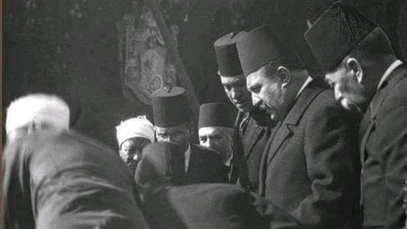 الملك فاروق في زيارته