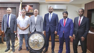 رئيس الزمالك يستقبل وفدا من الشارقة الإماراتي| صور 