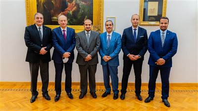 القنصل السعودي بالإسكندرية يزور محكمة استئناف الإسكندرية 