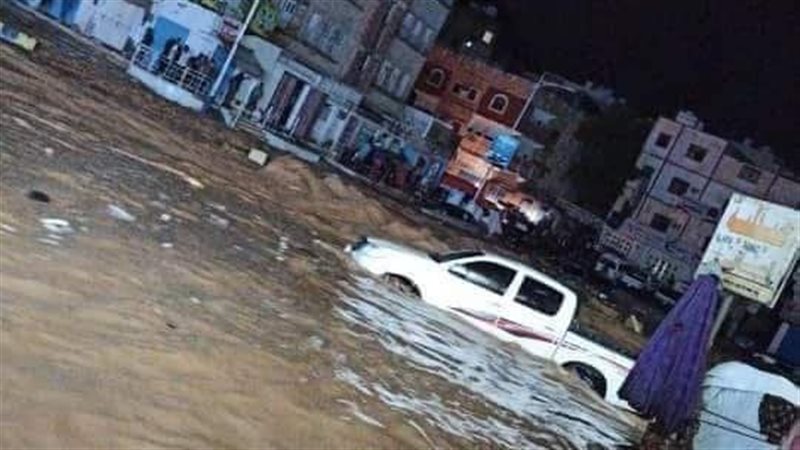 الأمطار تغرق مدينة