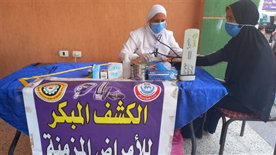 قافلة طبية علاجية بقرية الحاكمية توقع الكشف على 646 مريضا في الدقهلية 