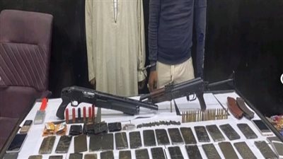  سقوط 3 عناصر إجرامية بحوزتهم مخدرات وأسلحة بالمنوفية 