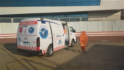 سيارة الإسعاف تتواجد في ودية الزمالك والاتحاد الليبي