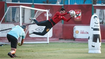 مران الأهلي| وحدات تدريبية متنوعة لحراس المرمى