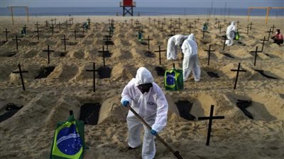 قفزة هائلة في وفيات كورونا بالبرازيل