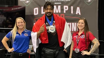 إسلام عبد المعين يحصد لقب القوة البدنية في مستر أولمبيا 2021