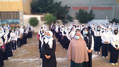 10 صور ترصد انتظام طلاب مدارس الفترتين في مدارس الدقهلية