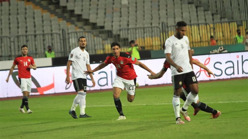 لحظة إحراز عمر مرموش