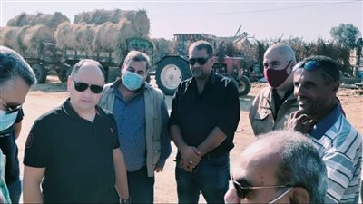 رئيس جهاز شئون البيئة يتفقد منظومة قش الأرز بالغربية وكفر الشيخ