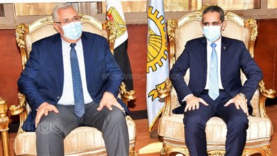 محافظ الغربية يلتقي وزير الزراعة بديوان عام المحافظة