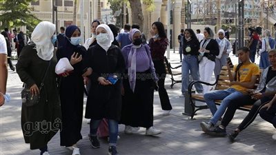 28 صورة ترصد انطلاق الدراسة في جامعة عين شمس 