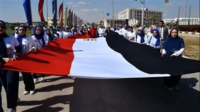جامعة القناة تطلق ماراثون تحيا مصر وتعلن بداية العام الدراسي الجديد| صور 