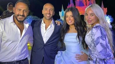 بحضور نجوم الفن.. أول صور من خطوبة مريم عامر منيب