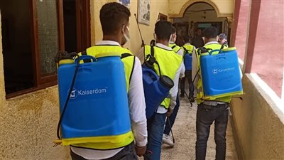 تعقيم المدارس وأجهزة لقياس الحرارة.. خطة الجيزة لاستبقال الطلاب