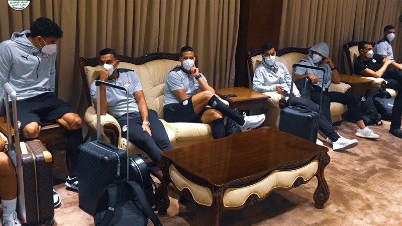 بعثة منتخب مصر تصل