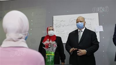محافظ القاهرة يتفقد مدرسة سراي القبة في أول أيام العام الدراسي | فيديو وصور 