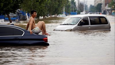 إجلاء 120 ألف صيني بسبب فيضانات شانشي