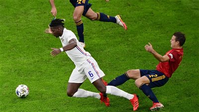 تعادل سلبي بين إسبانيا وفرنسا في الشوط الأول بنهائي دوري الأمم الأوروبية 
