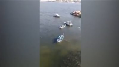 جهود مكثفة لرجال الإنقاذ النهري للبحث عن سيارة كوبري الساحل