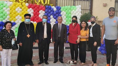 مدرسة سان جورج ببورسعيد تستقبل طلابها بمسرح عرائس | صور