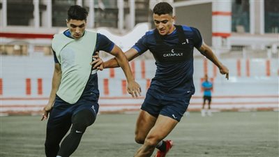 عمر السعيد يشارك في جزء من تدريب الزمالك