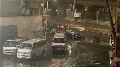 سقوط أمطار متوسطة على شوارع الجيزة| فيديو وصور