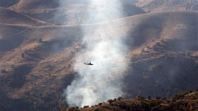 هجوم تركي على شمال العراق يتسبب في اشتعال حرائق بالغابات 