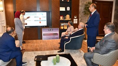 محافظ جنوب سيناء يتابع الموقف النهائي لمشروعات المبادرة الوطنية الخضراء الذكية