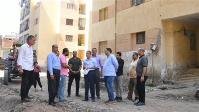 محافظ الغربية يتفقد مشروعات الرصف والتطوير بطنطا