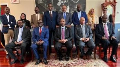 لقاء قبل العودة إلى السودان، البرهان يجتمع مع بعثة الخرطوم في الأمم المتحدة 