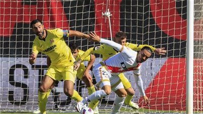 الدوري الإسباني، فياريال يتعادل مع رايو فاليكانو 1/1