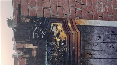 بعد أيام من زفافهما، حريق يلتهم محتويات شقة عروسين ببني سويف