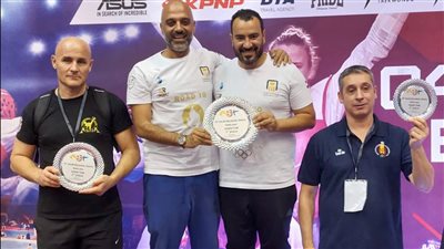 أشرف صبحي يهنئ منتخب التايكوندو بعد تتويجه ببطولة صربيا الدولية المفتوحة