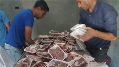 ضبط مخزن لحوم فاسدة ببئر العبد في شمال سيناء 