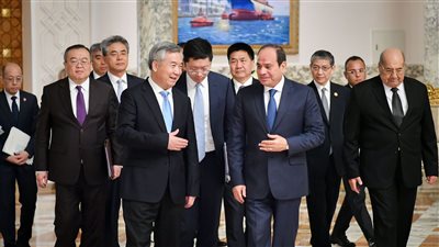  رسائل الرئيس السيسي للوفد الصيني رفيع المستوى (فيديو وصور)