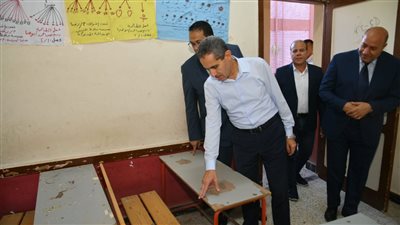 محافظ الغربية يتفقد 6 مدارس ببسيون للتأكد من جاهزيتها لاستقبال العام الدراسي الجديد