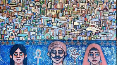 غدًا، تدشين معرض سحر المدينة للفنان وائل حمدان بقاعة الباب 