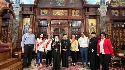 الأنبا دانيال يترأس احتفال تخريج دفعة جديدة من الخدام بالمعادي