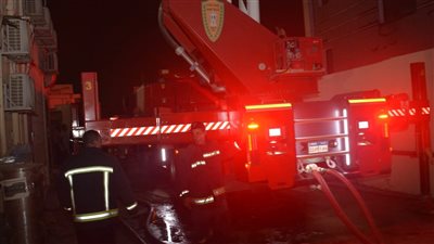 حريق هائل في مصنع مواد كيميائية بكرداسة