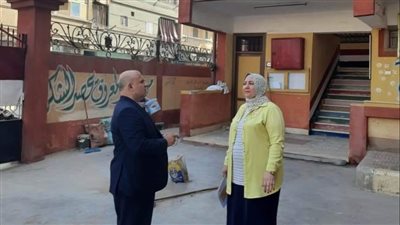 وكيل تعليم دمياط يتفقد مدارس إدارة السرو التعليمية استعدادا لبدء العام الدراسي