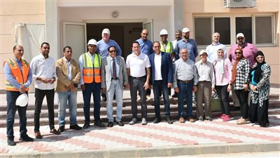 مديرالوكالة الأمريكية للتنمية يتابع نسب تنفيذ مشروع محطة مياه الهنادي جنوب الأقصر