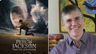 الكاتب ريك ريوردان يظهر في مسلسل PERCY JACKSON AND THE OLYMPIANS
