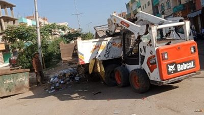 حملات موسعة لأعمال النظافة ودهان البلدورات بالشرقية 