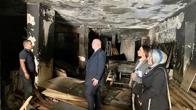 مصرع شخصين في حريق مصنع مجسمات معمارية بمدينة نصر (صور) 