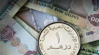 سعر الدرهم الإماراتي مقابل الجنيه في البنك المركزي 