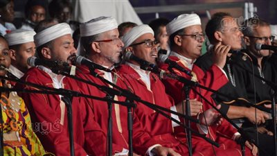 أداء مميز لفرقة الجزائر بحفل ختام مهرجان سماع الدولى للإنشاد والموسيقي الروحية (صور)