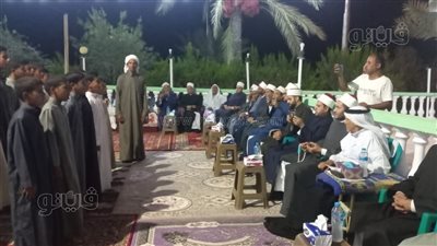 الطريقة الصوفية بالشيخ زويد تحتفل بمولد النبي محمد (فيديو)