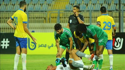 الإسماعيلي ضد الاتحاد السكندري، تفاصيل إصابة أحمد عادل عبد المنعم 